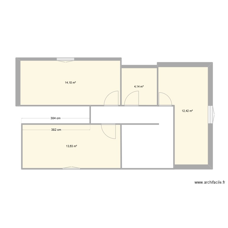 MAISON 1er. Plan de 4 pièces et 44 m2