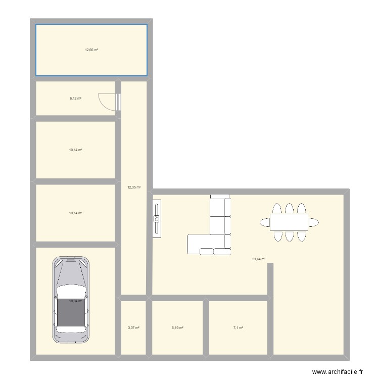 plein pied Maureen & Rémi V2. Plan de 10 pièces et 138 m2