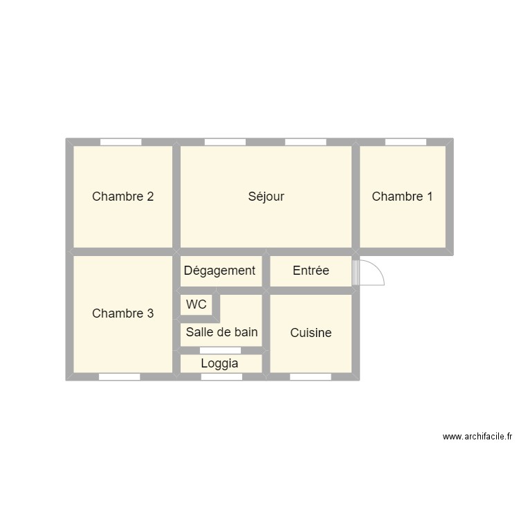 PLAN 2406 GUERMEUR - COMTESSE. Plan de 10 pièces et 14 m2