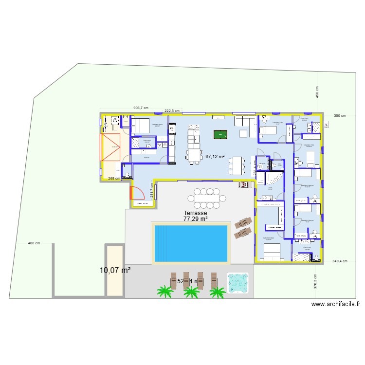 20 chemin des Ormes - 03110 Cognat Lyonne - New !!!. Plan de 19 pièces et 240 m2