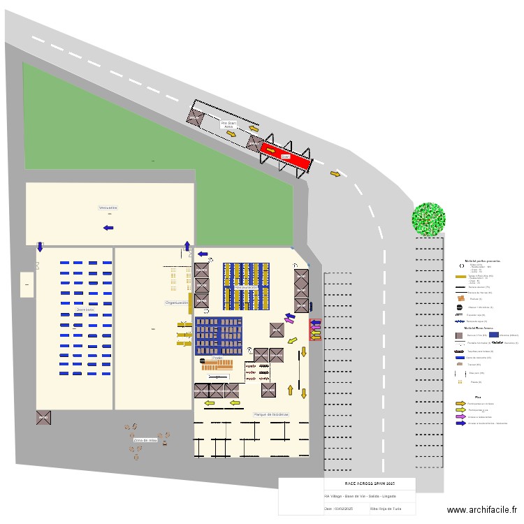 RASp25 - RIBA ROJA. Plan de 5 pièces et 2699 m2