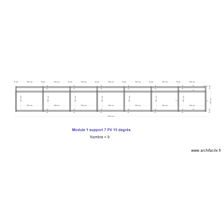 Module 1 Support alu Fort Sainte-Marine. Plan de 0 pièce et 0 m2