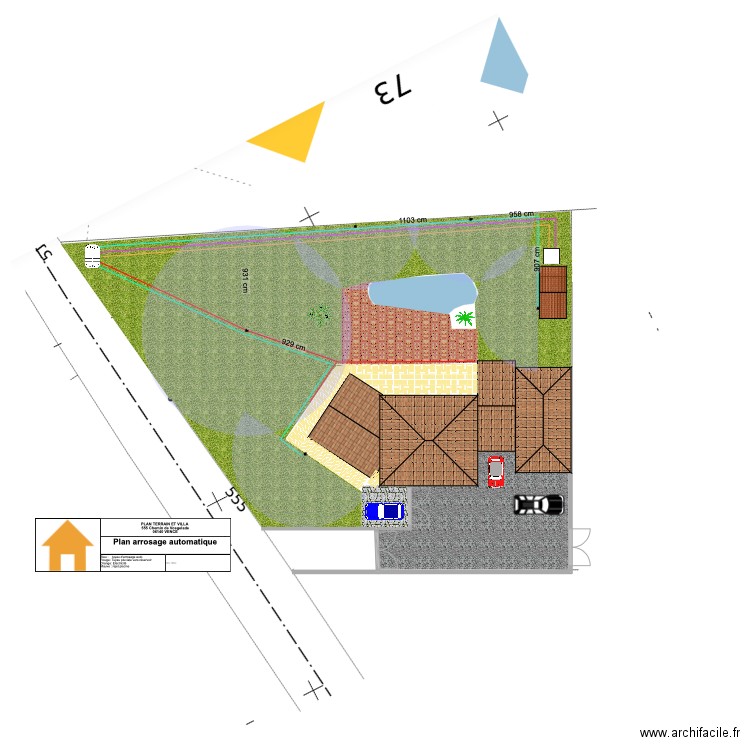 JARDIN VENCE. Plan de 0 pièce et 0 m2