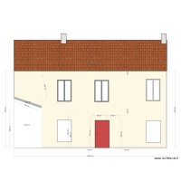 DP4 PLAN arrière maison  avant travaux