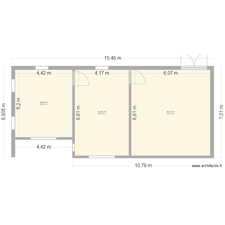 Kipili Depot. Plan de 3 pièces et 91 m2