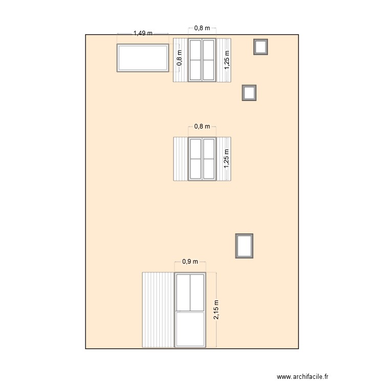 voltaire facade 2. Plan de 0 pièce et 0 m2