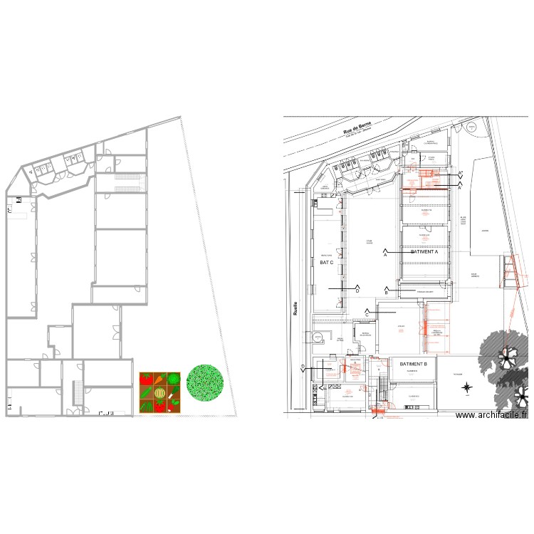 les trieux site bis . Plan de 22 pièces et 1343 m2