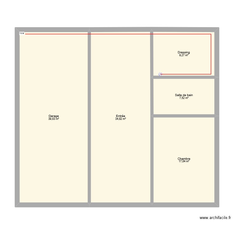 RDV. Plan de 5 pièces et 109 m2