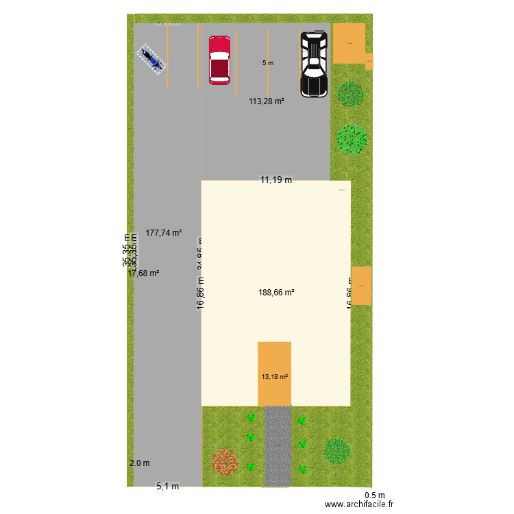 4100 Masson inversé. Plan de 0 pièce et 0 m2