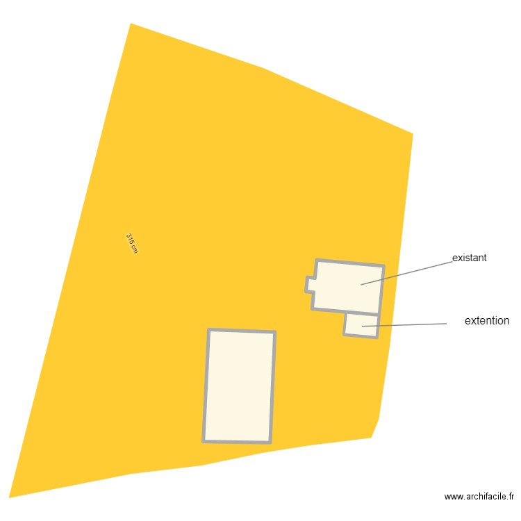 plan cadastre  1. Plan de 3 pièces et 148 m2