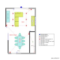 ELECTRICITE SALON et SALLE A MANGER