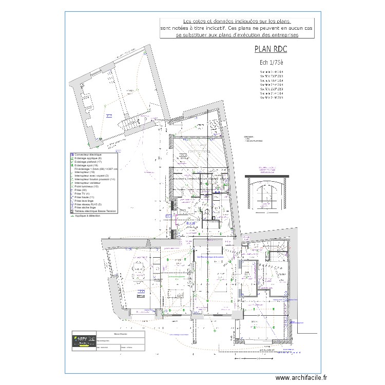 Moron Charnier RDC1. Plan de 0 pièce et 0 m2