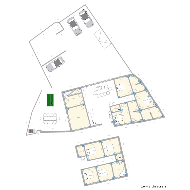 Saint vincent essai3. Plan de 16 pièces et 161 m2