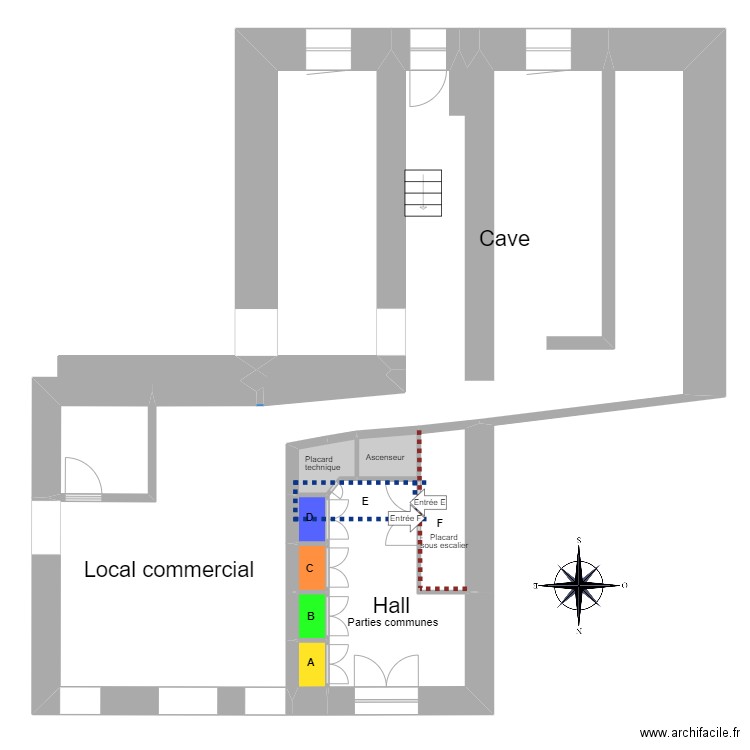 46468 AIGUILLON 2ème. Plan de 55 pièces et 401 m2