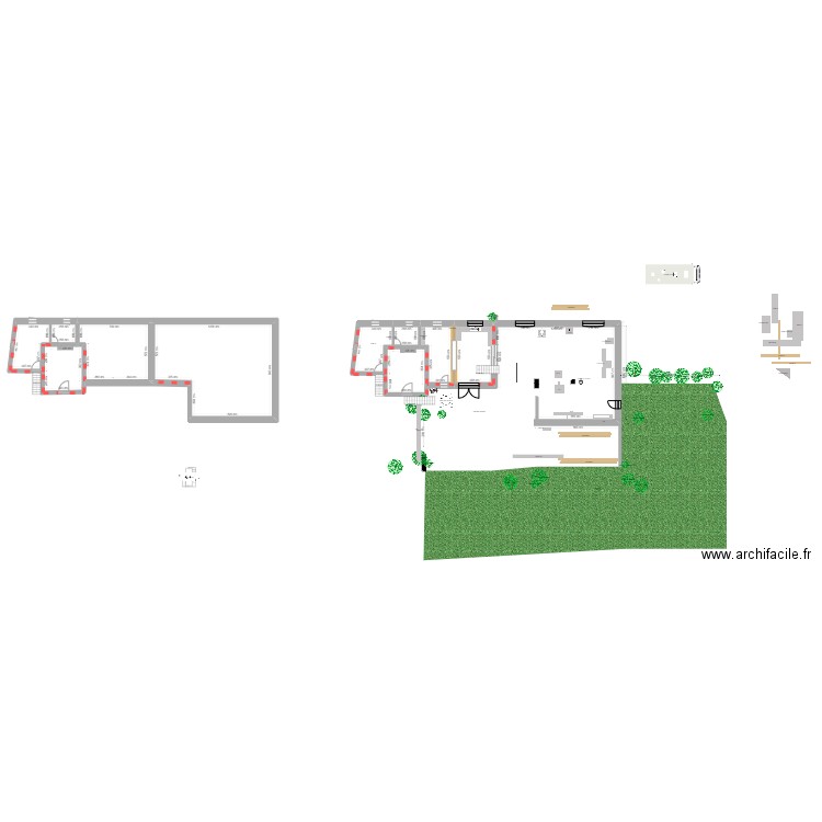 atelier. Plan de 58 pièces et 1128 m2