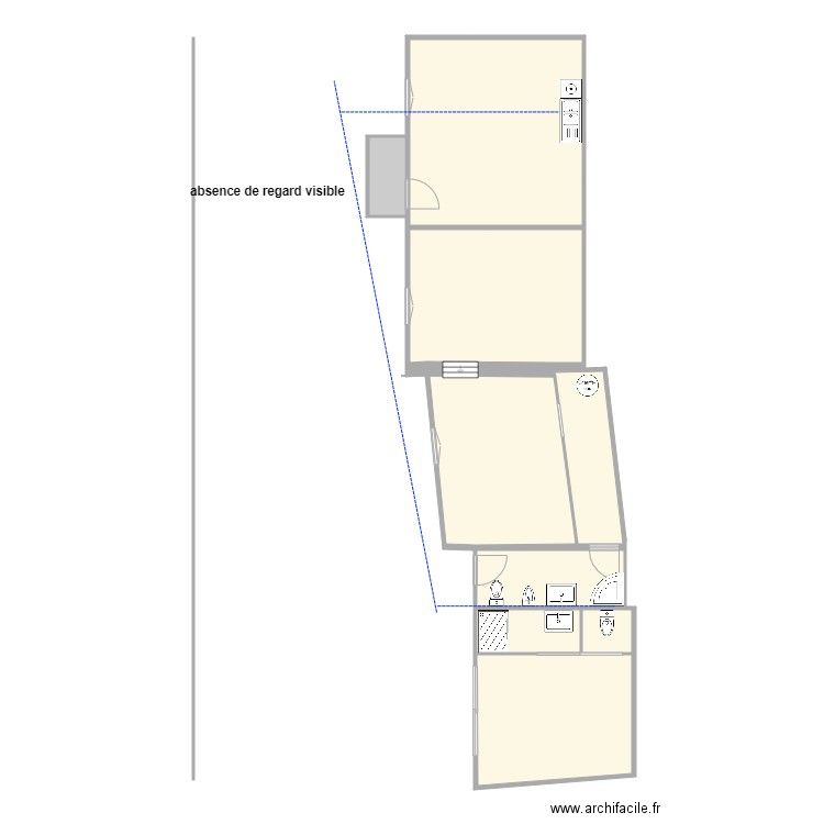 470 ass 1. Plan de 9 pièces et 88 m2