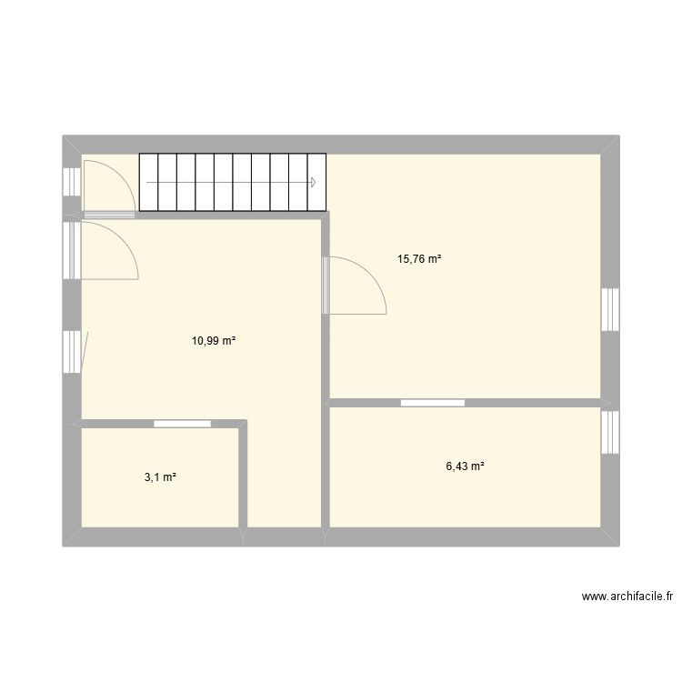 Manon -1. Plan de 4 pièces et 36 m2