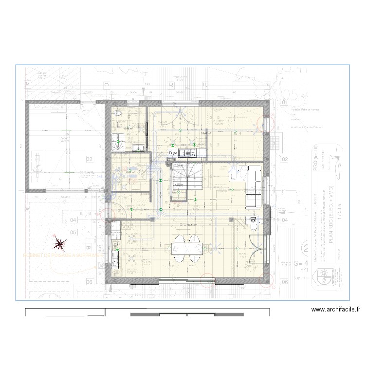 Nous2. Plan de 9 pièces et 104 m2