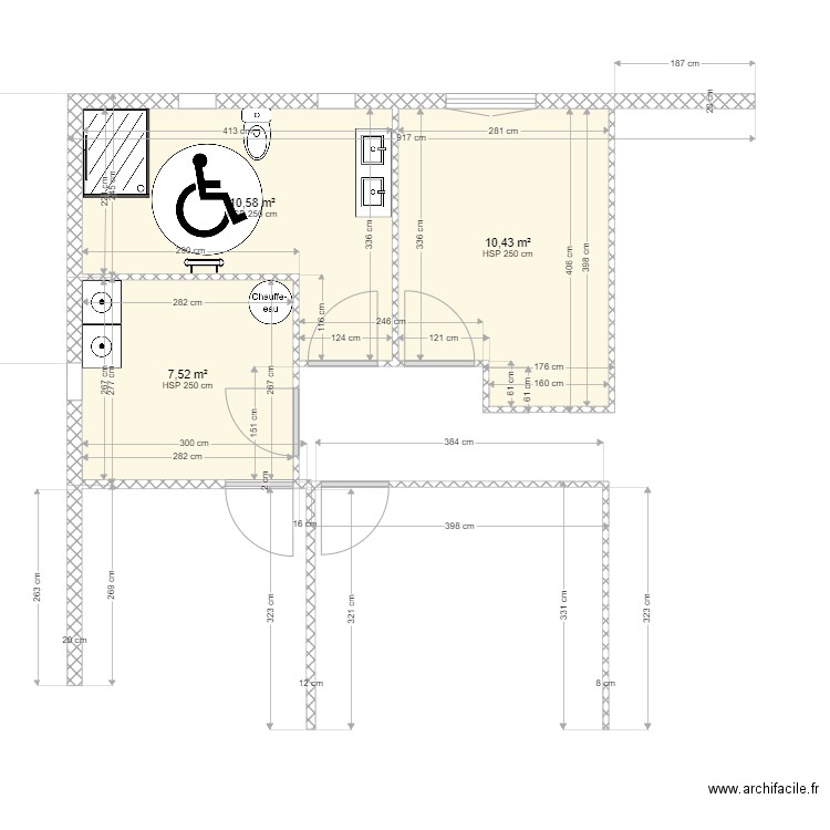 DQ 1. Plan de 3 pièces et 29 m2