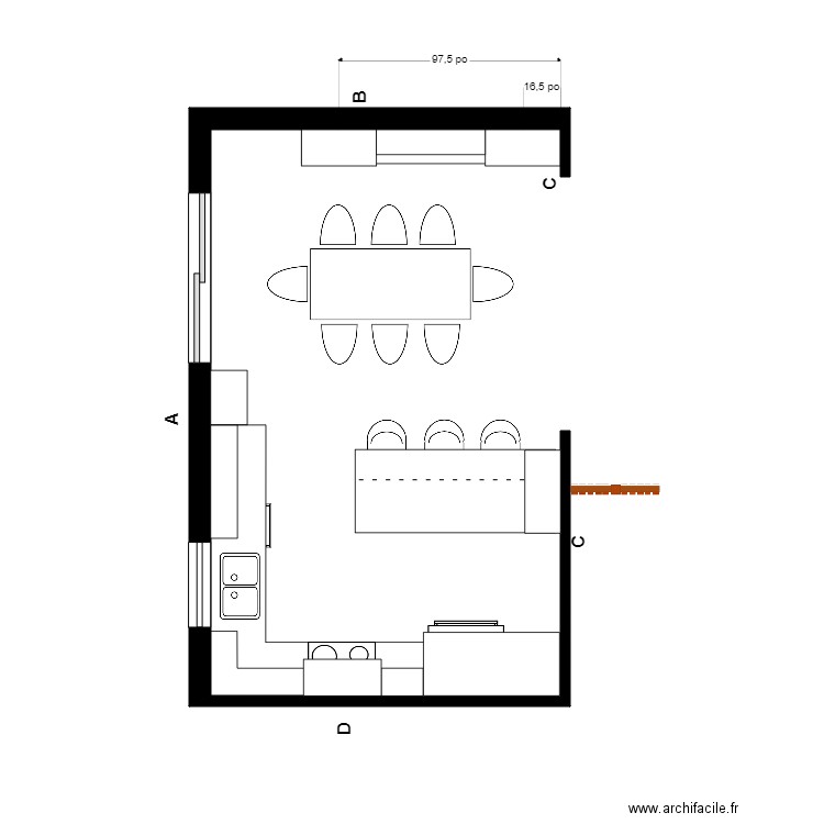 Josette vide. Plan de 0 pièce et 0 m2