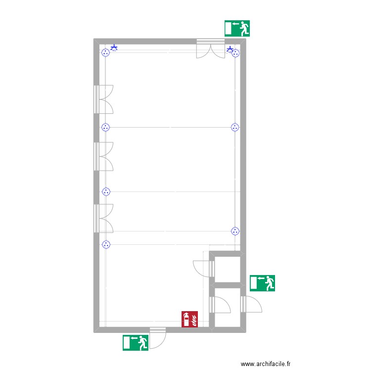 gs2024. Plan de 3 pièces et 96 m2