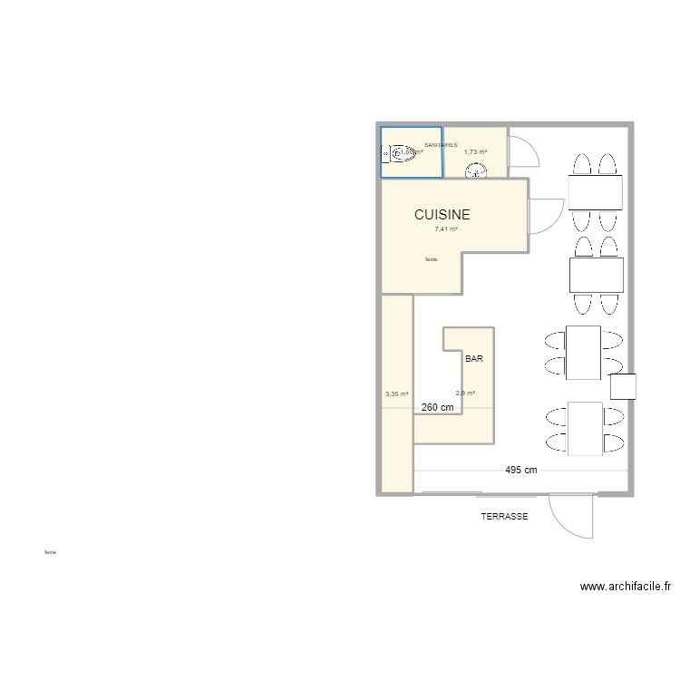 ETHNO. Plan de 5 pièces et 17 m2