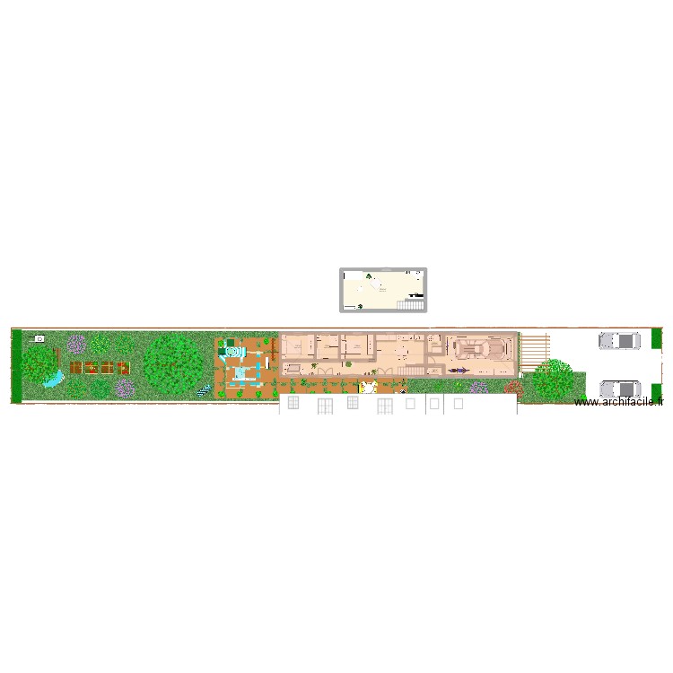 Emm. Plan de 8 pièces et 113 m2