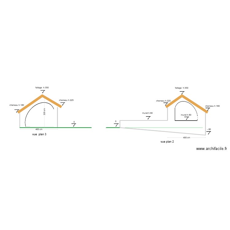 carport coupes. Plan de 0 pièce et 0 m2