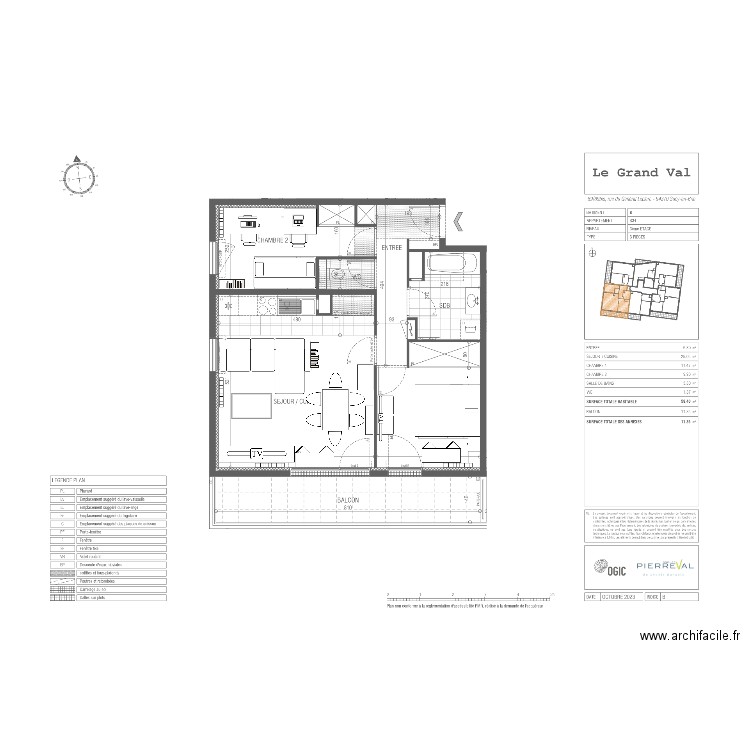 T3 appart v3. Plan de 0 pièce et 0 m2