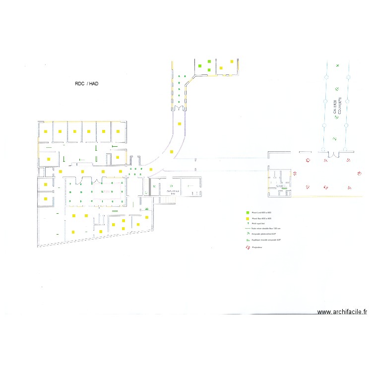 Relamping RDC / HAD. Plan de 0 pièce et 0 m2