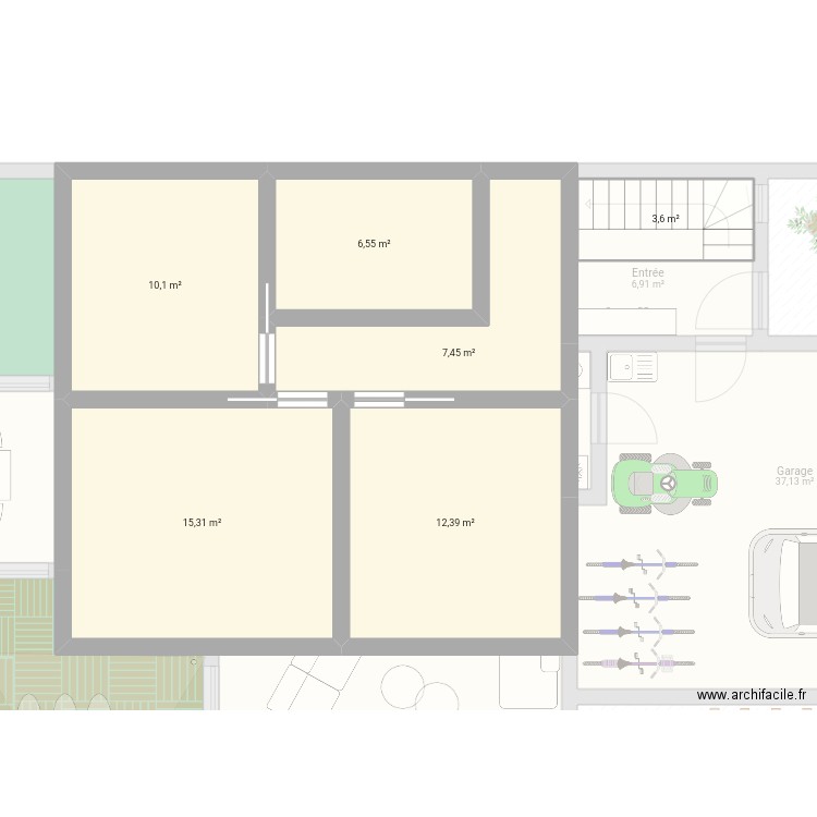 Maison 31. Plan de 19 pièces et 745 m2