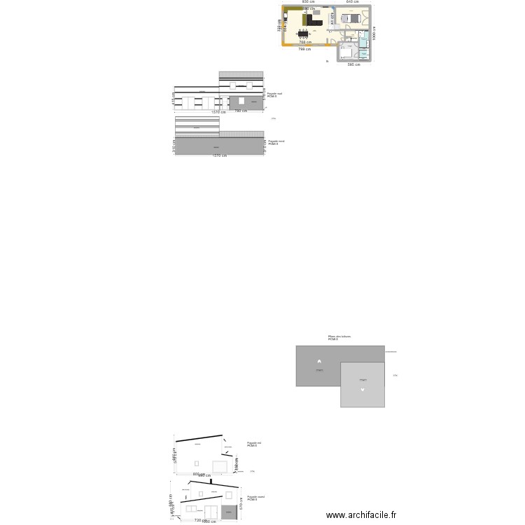 Plan Jean 22112024. Plan de 13 pièces et 164 m2