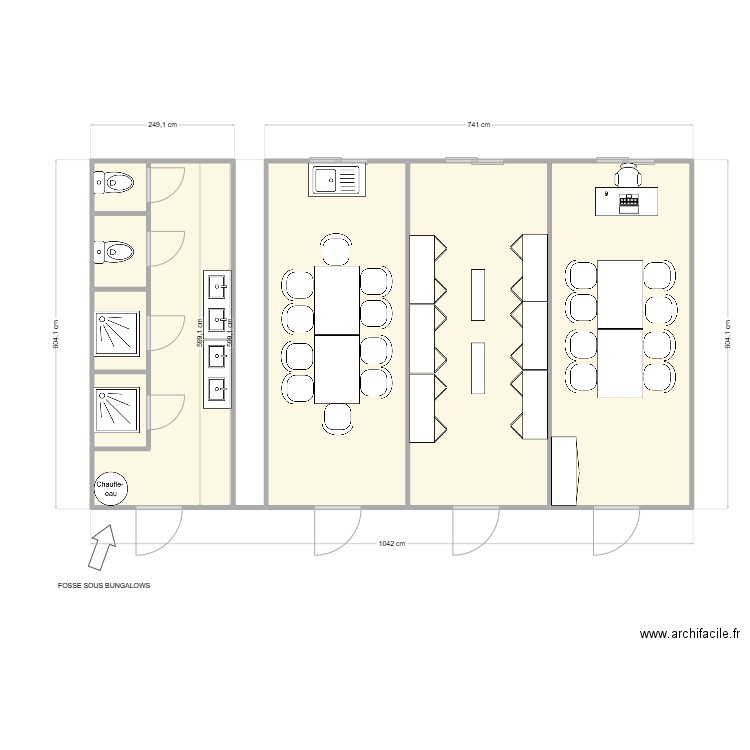 RHOD PEINTURE. Plan de 8 pièces et 57 m2