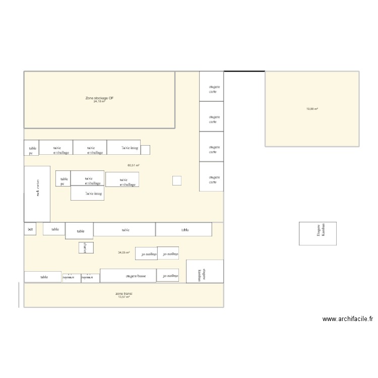 test. Plan de 5 pièces et 152 m2