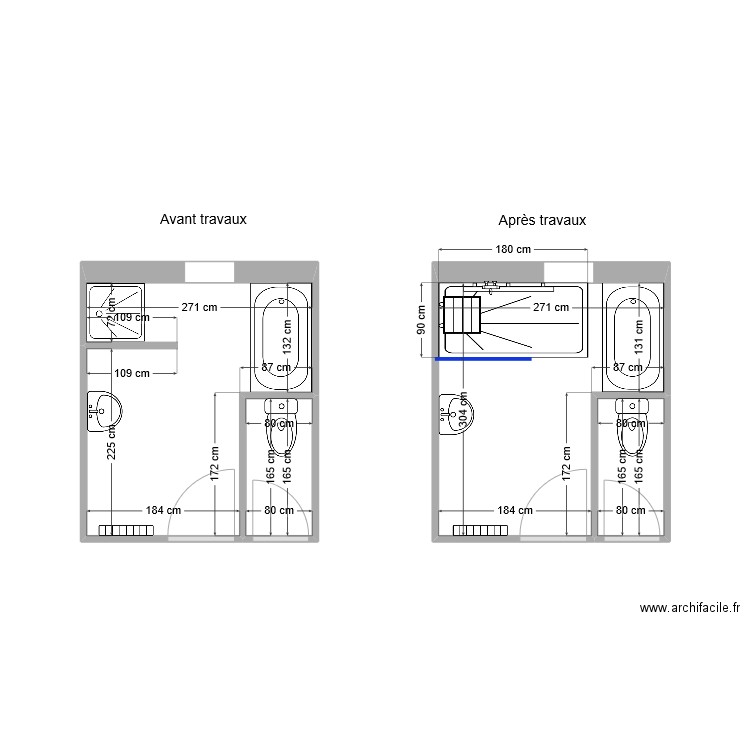 COSTON Yvette. Plan de 4 pièces et 16 m2