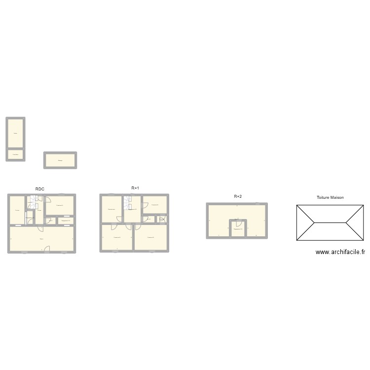 350602119. Plan de 20 pièces et 208 m2