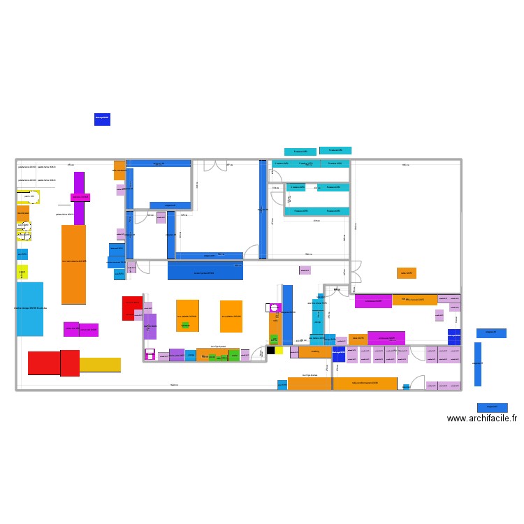 cote archi 4. Plan de 10 pièces et 383 m2