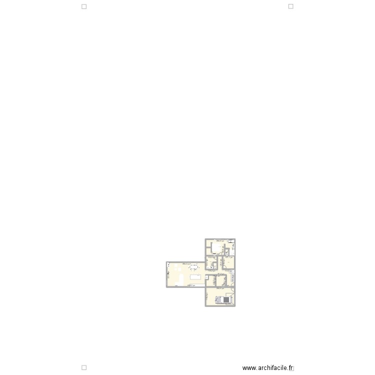 Maison2. Plan de 7 pièces et 149 m2