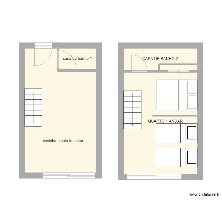 PLANTA ALBUFEIRA. Plan de 4 pièces et 37 m2