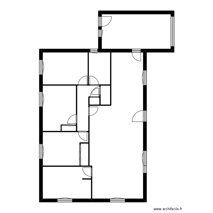 COIR. Plan de 12 pièces et 108 m2