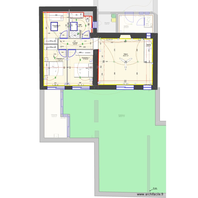 2025 02. Plan de 29 pièces et 430 m2