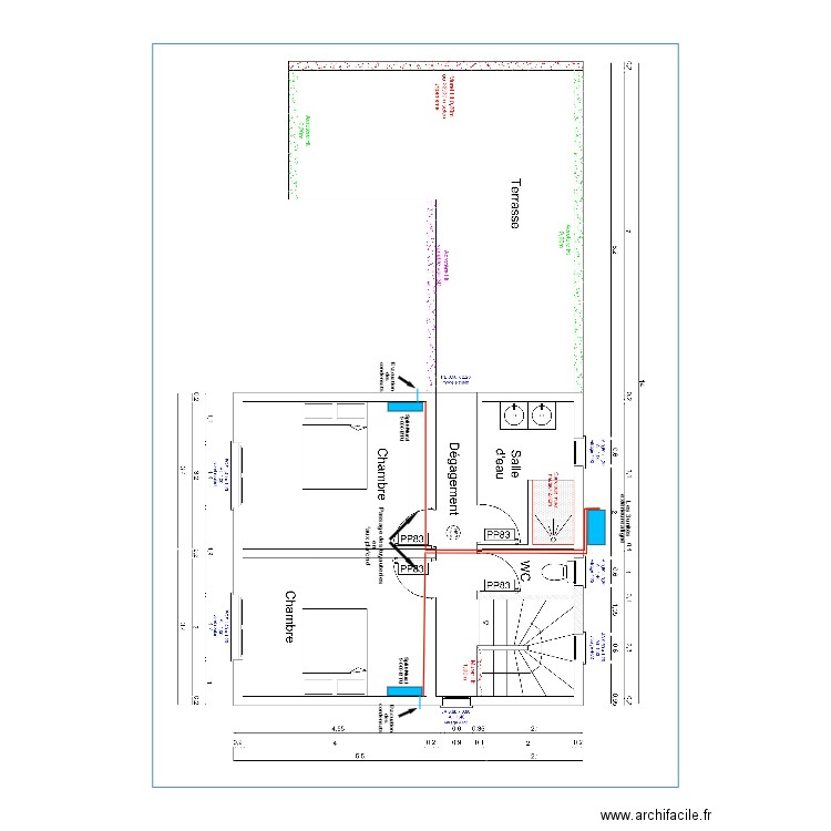 Olivier Jean-françois R+1  (2). Plan de 0 pièce et 0 m2