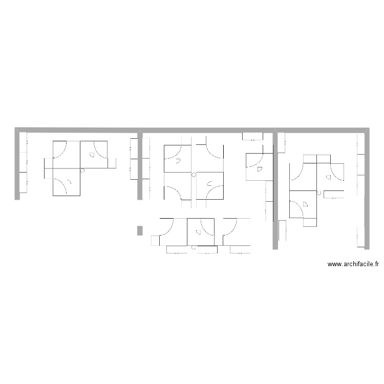 Open space RDM/Marketing/Achat. Plan de 0 pièce et 0 m2