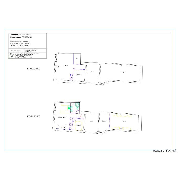 La Rousselle . Plan de 0 pièce et 0 m2