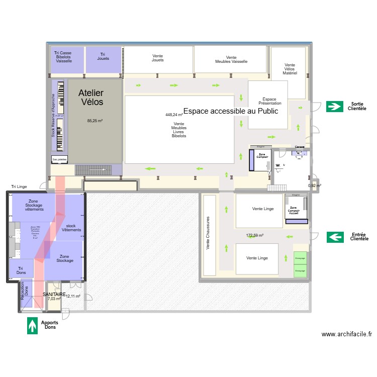 Projet vue sur MEZZANINE 29/01/2025. Plan de 10 pièces et 1556 m2