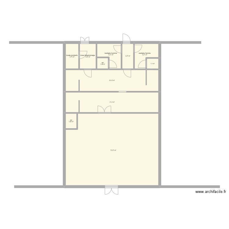 plan 1 . Plan de 11 pièces et 144 m2