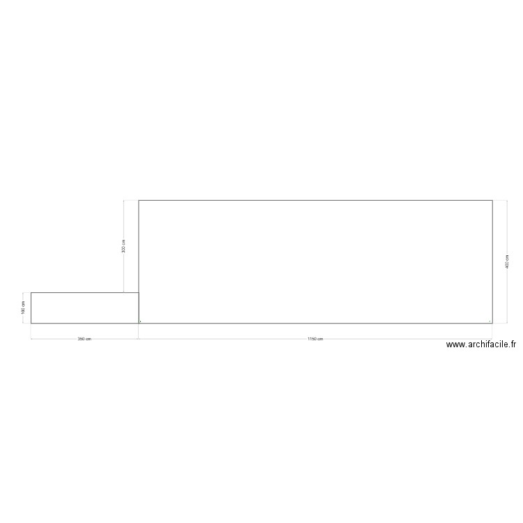 Plan spots terrasse. Plan de 0 pièce et 0 m2