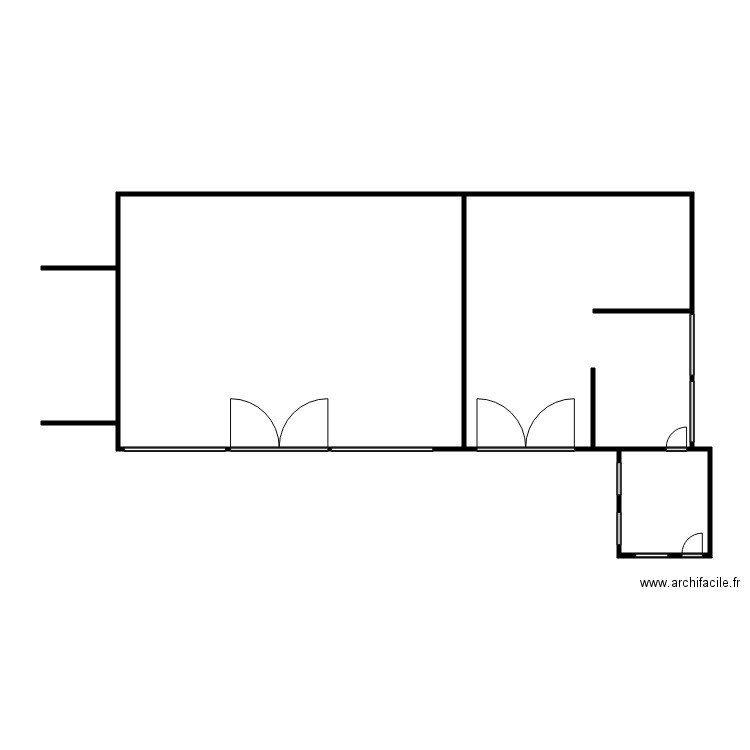 LAVIGNE. Plan de 4 pièces et 106 m2