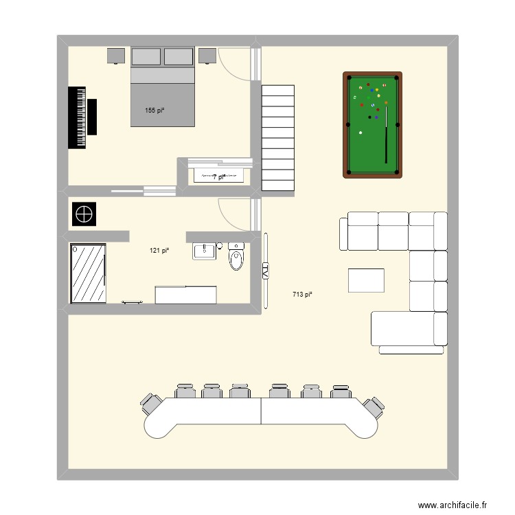 sout solle de ma maison de rêe. Plan de 4 pièces et 93 m2