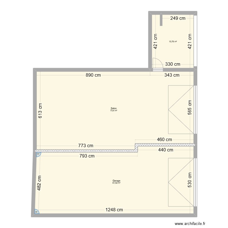 Local Commercial Sanary. Plan de 1 pièce et 67 m2